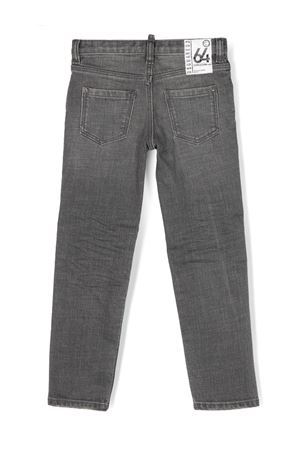 Jeans in denim di cotone grigio DSQUARED KIDS | DQ0731D0A4NDQ02